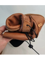 Booties capacky hnedé