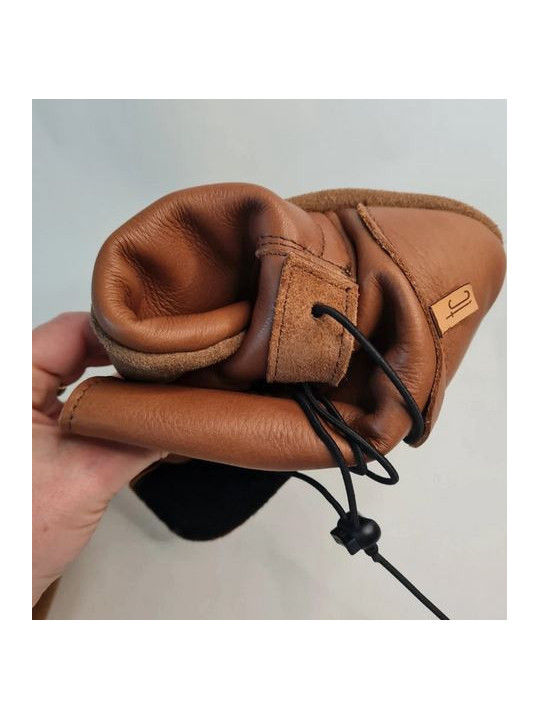 Booties capacky hnedé