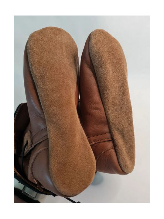 Booties capacky hnedé