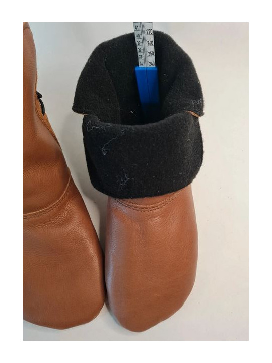 Booties capacky hnedé