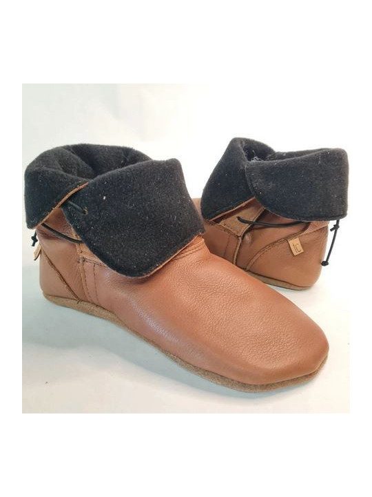 Booties capacky hnedé