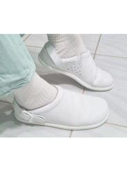 White Barefoot Medical Clogs