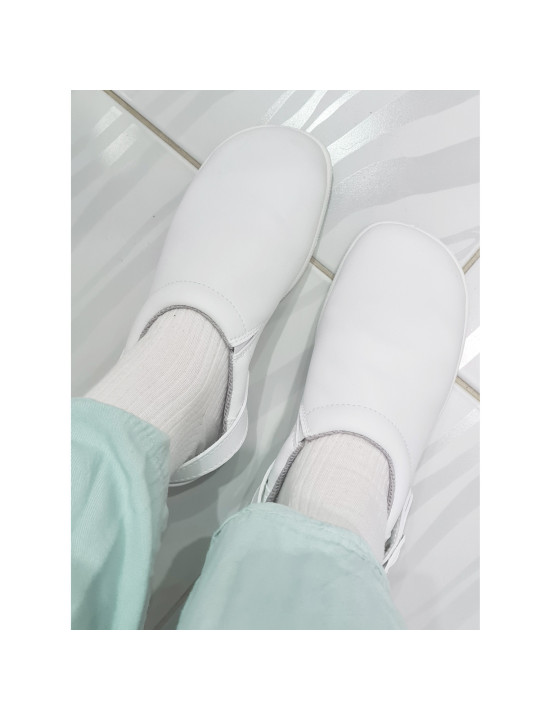 White Barefoot Medical Clogs