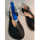 ballerina barefoot sandals extra flexible nero