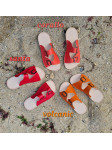Sandales à double boucle choisir les couleurs