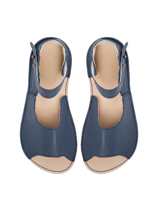 Sandals extra flexible barefoot blu marino