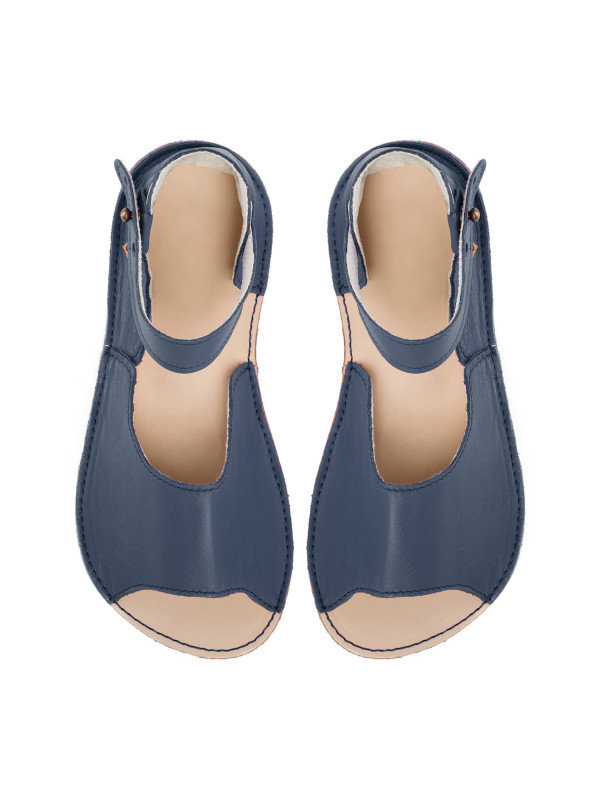 Sandals extra flexible barefoot blu marino