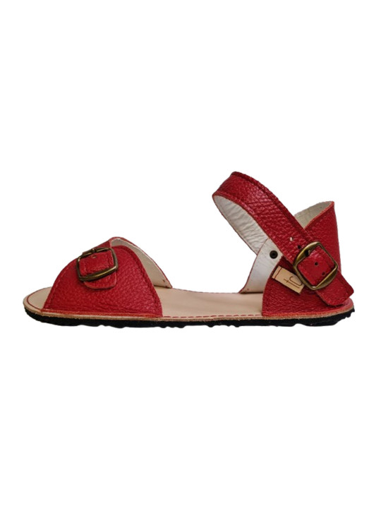 Sandals Boho leather red