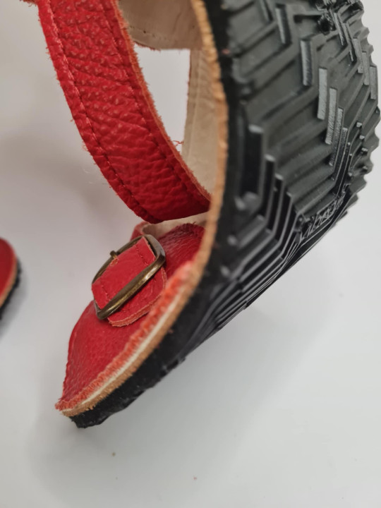 Sandále extra flexibilné barefoot kožene široké s nastaviteľnu prackou