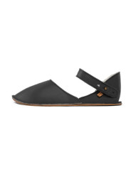 Ballerine barefoot sandales extra flexible nero