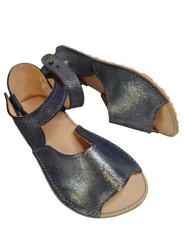 Sandales été cuir barefoot extra souple minimaliste large et plate