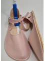 Soft leather sandals ballerina barefoot shoes wide