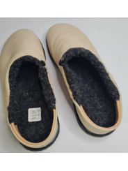 Comfy - chaussure barefoot sabot en cuir