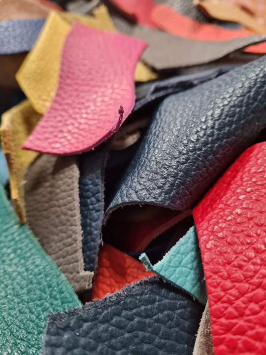 Pieces of leather