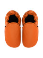 chaussons en cuir souple enfants et adultes