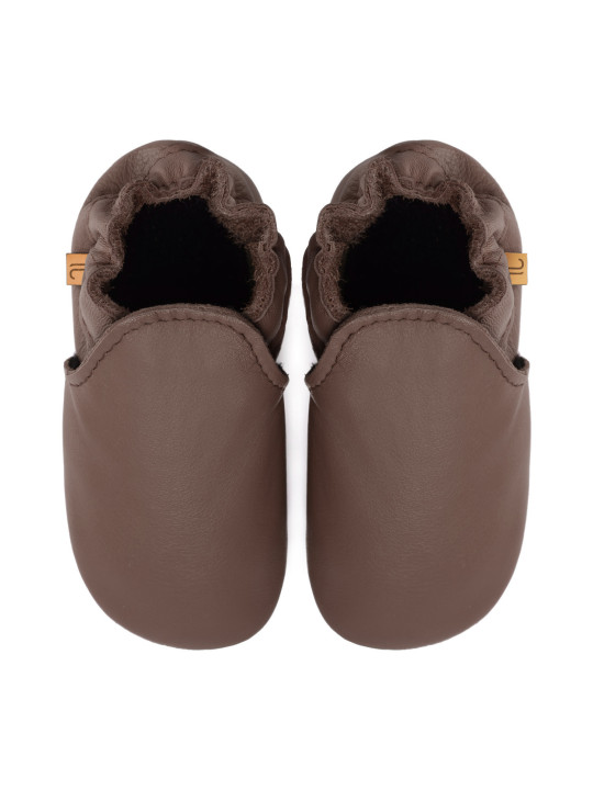 soft leather slippers for children and adults