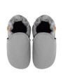 chaussons en cuir souple enfants et adultes