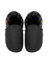 chaussons en cuir souple enfants et adultes