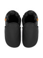 chaussons en cuir souple enfants et adultes
