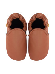 soft leather slippers for children and adults