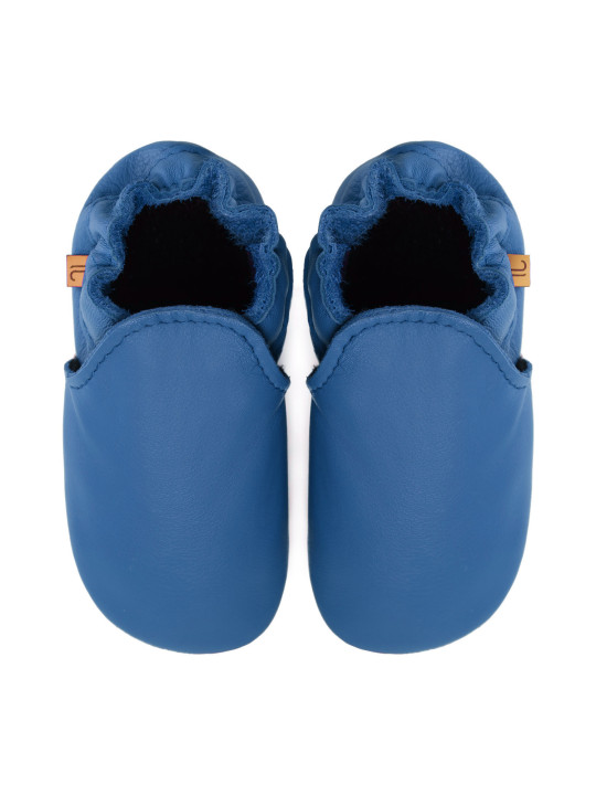 chaussons en cuir souple enfants et adultes