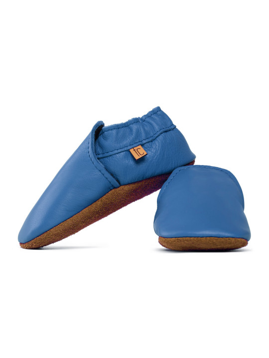 chaussons en cuir souple enfants et adultes