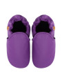 chaussons en cuir souple enfants et adultes