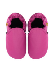 chaussons en cuir souple enfants et adultes