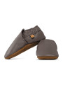 chaussons en cuir souple enfants et adultes