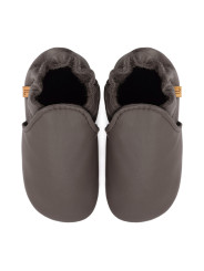 chaussons en cuir souple enfants et adultes