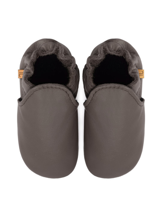 soft leather slippers for children and adults