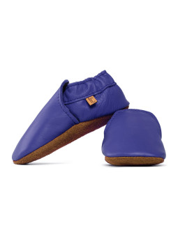 chaussons en cuir souple enfants et adultes