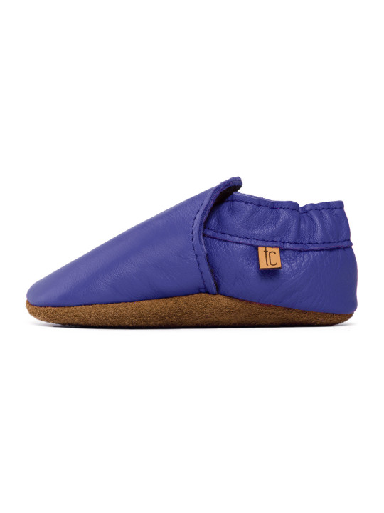 chaussons en cuir souple enfants et adultes