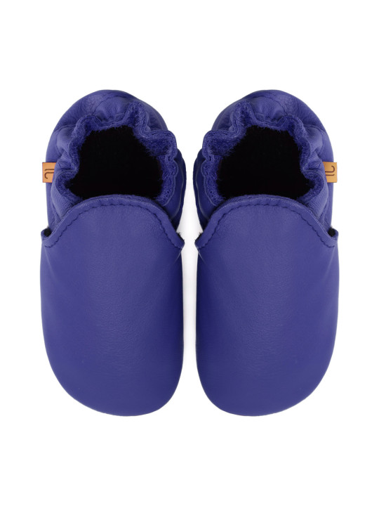 chaussons en cuir souple enfants et adultes