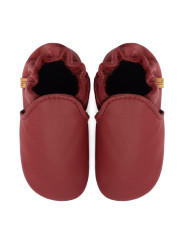 soft leather slippers for children and adults