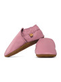 chaussons en cuir souple enfants et adultes
