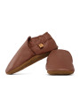 chaussons en cuir souple enfants et adultes