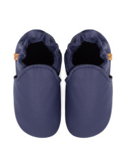 chaussons en cuir souple enfants et adultes