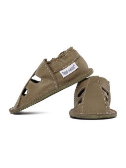 Chaussons et sandales en cuir souple fabrication artisanale Tomar Creation