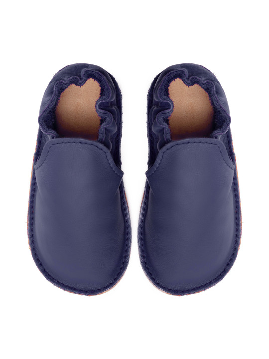 chaussures et pantoufles en cuir à semelle souple pieds nus pour enfants et adultes