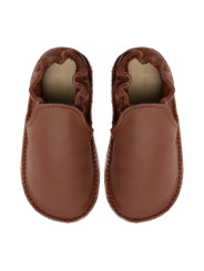 chaussures et pantoufles en cuir à semelle souple pieds nus pour enfants et adultes