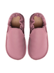 chaussures et pantoufles en cuir à semelle souple pieds nus pour enfants et adultes