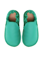 chaussures et pantoufles en cuir à semelle souple pieds nus pour enfants et adultes