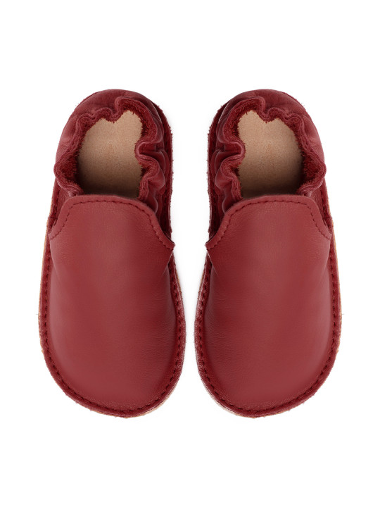 leather soft sole shoes and slippers barefoot for kids and adults