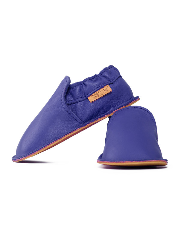 chaussures et pantoufles en cuir à semelle souple pieds nus pour enfants et adultes