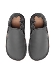 chaussures et pantoufles en cuir à semelle souple pieds nus pour enfants et adultes