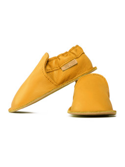 chaussures et pantoufles en cuir à semelle souple pieds nus pour enfants et adultes