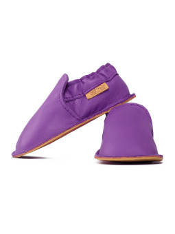 chaussures et pantoufles en cuir à semelle souple pieds nus pour enfants et adultes