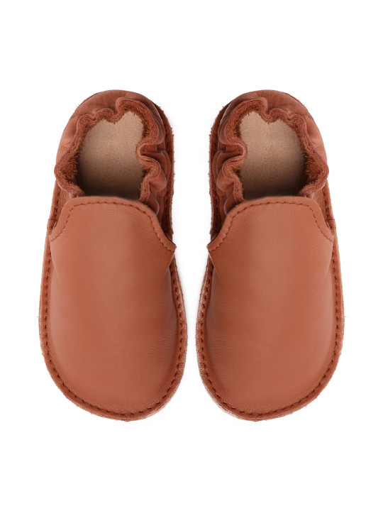 kožené topánky a papuče s mäkkou podrážkou barefoot pre deti aj dospelých