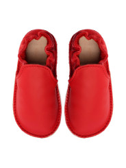 chaussures et pantoufles en cuir à semelle souple pieds nus pour enfants et adultes
